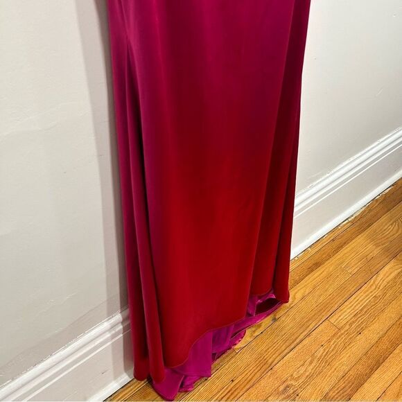 IEENA FOR MAC DUGGAL Pink Strapless Gown - Size 4 - Picture 10 of 12